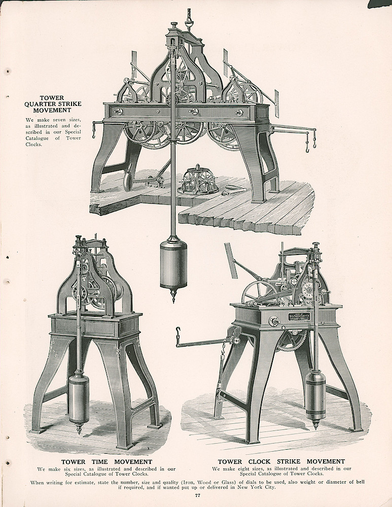 Seth Thomas 1906 - 1907 Catalog > 77