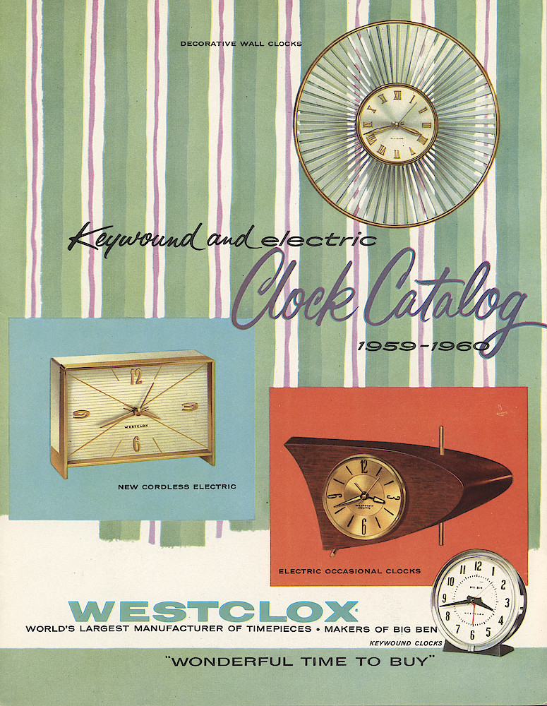 Westclox 1959 - 1960 Keywound and Electric Clocks Catalog > 1
