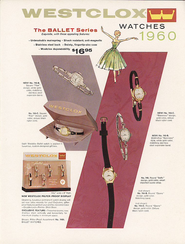 Westclox Watches 1960 > 1