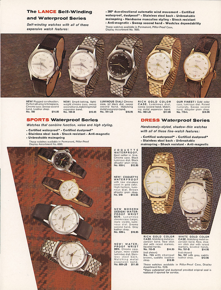 Westclox Watches 1960 > 3
