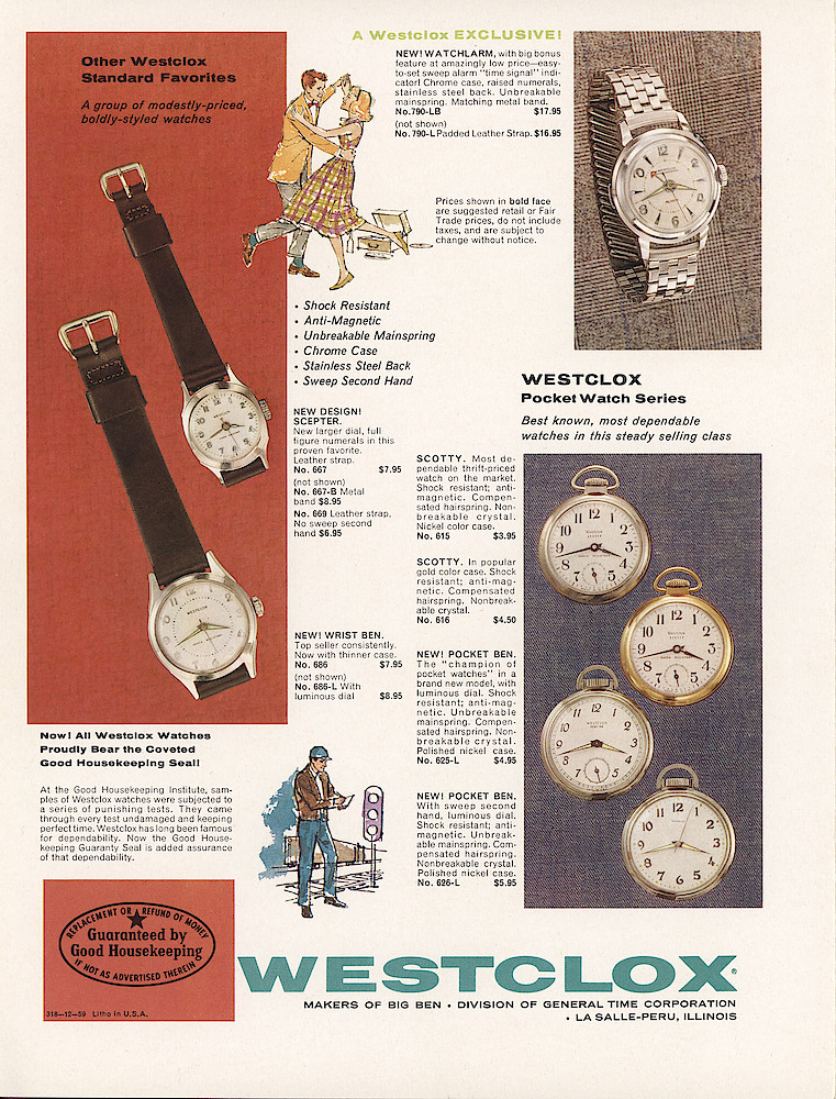 Westclox Watches 1960 > 4
