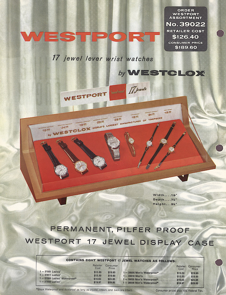 Westport Watches by Westclox, 1961 > 2