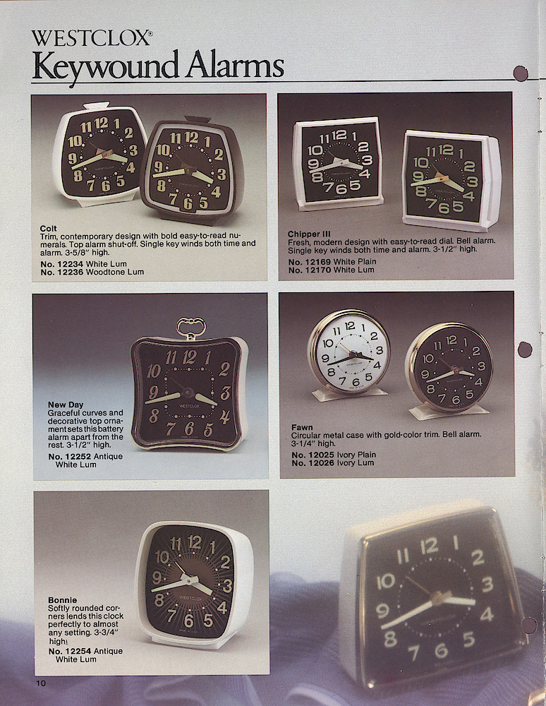 Westclox 1981 Catalog > 10