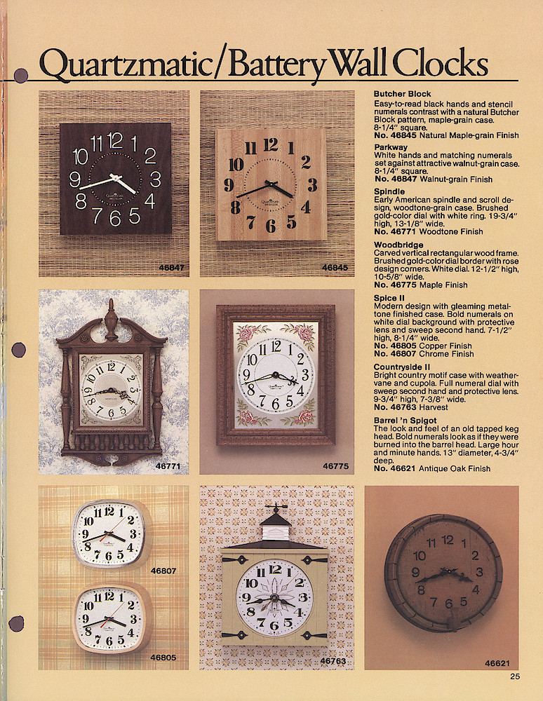 Westclox 1981 Catalog > 25