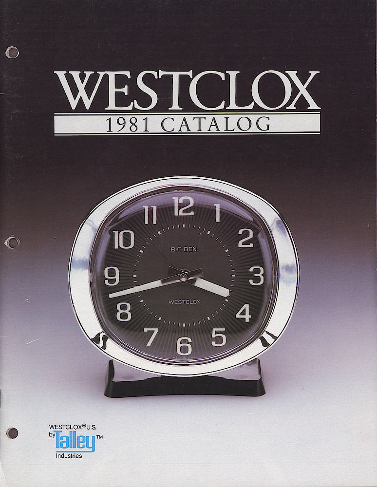 Westclox 1981 Catalog > Front Cover