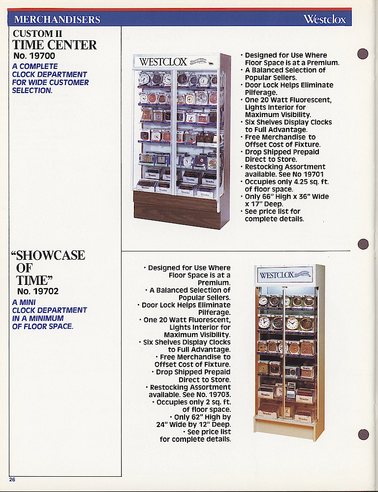 Westclox 1986 Catalog > 26
