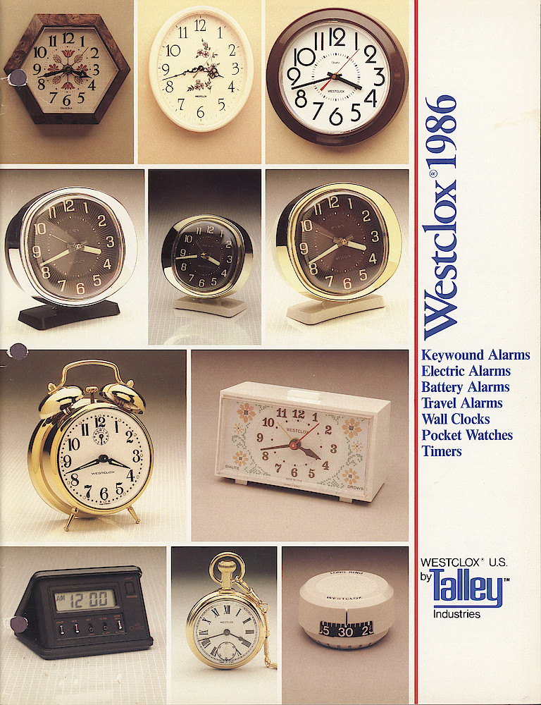 Westclox 1986 Catalog > Front Cover