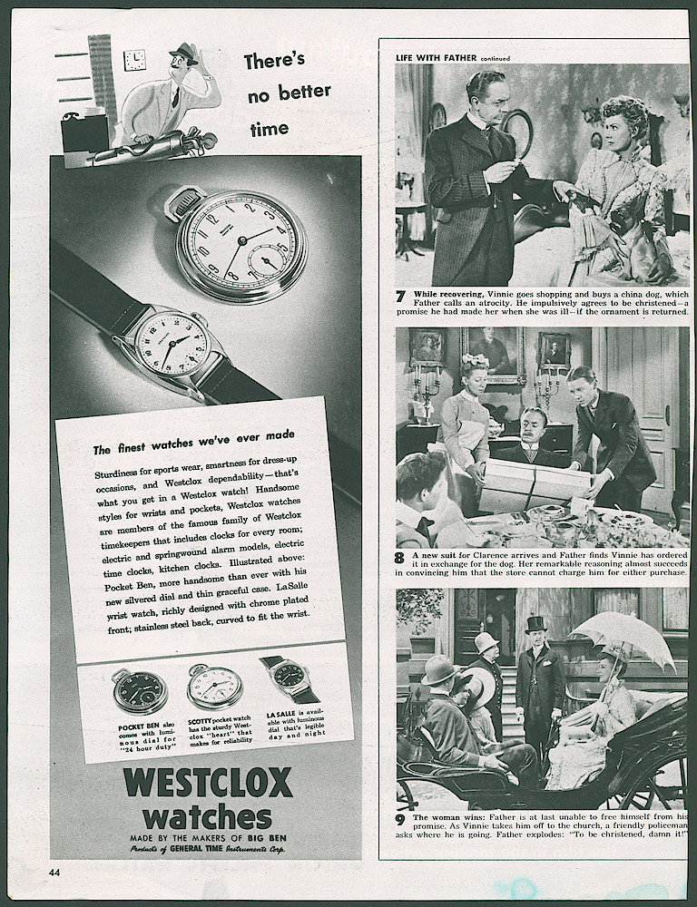 1947c-Westclox-watches-p44. Circa 1947, p. 44