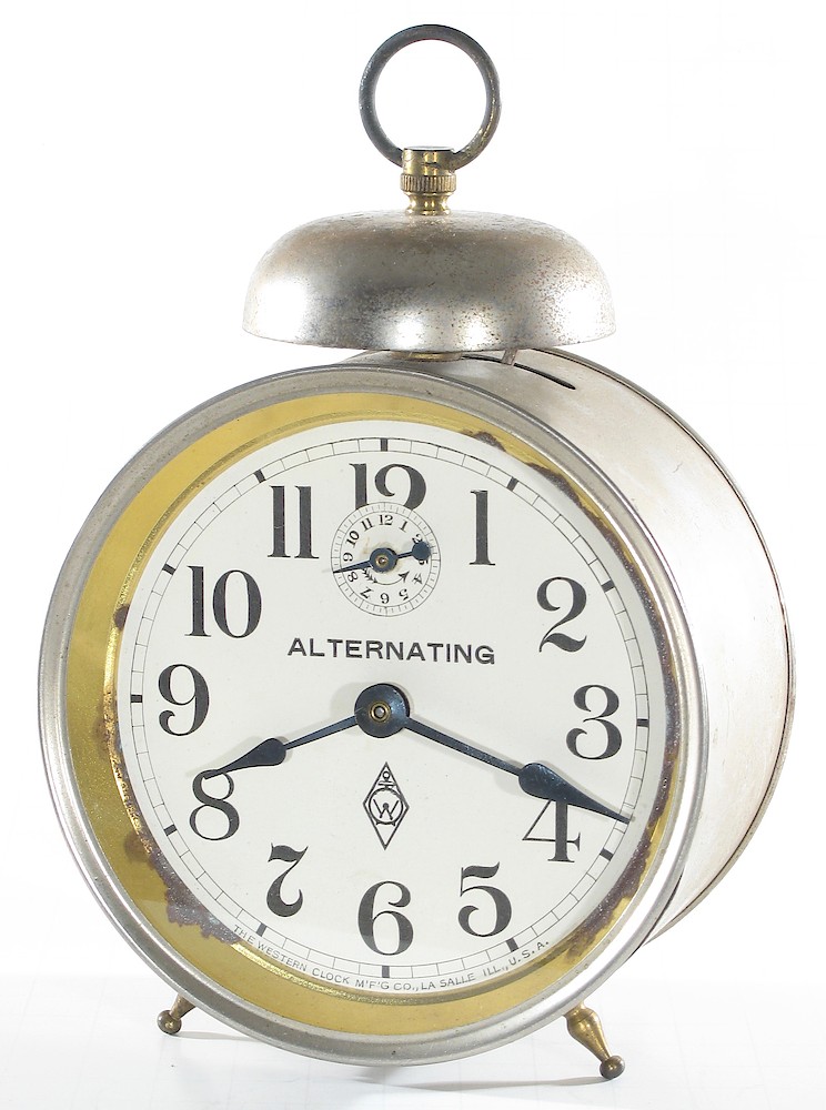 Westclox Alternating Alarm. Westclox Alternating Alarm Clock Example Photo