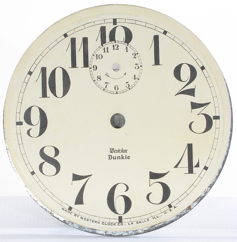 Westclox Bunkie. Westclox Bunkie Clock Example Photo