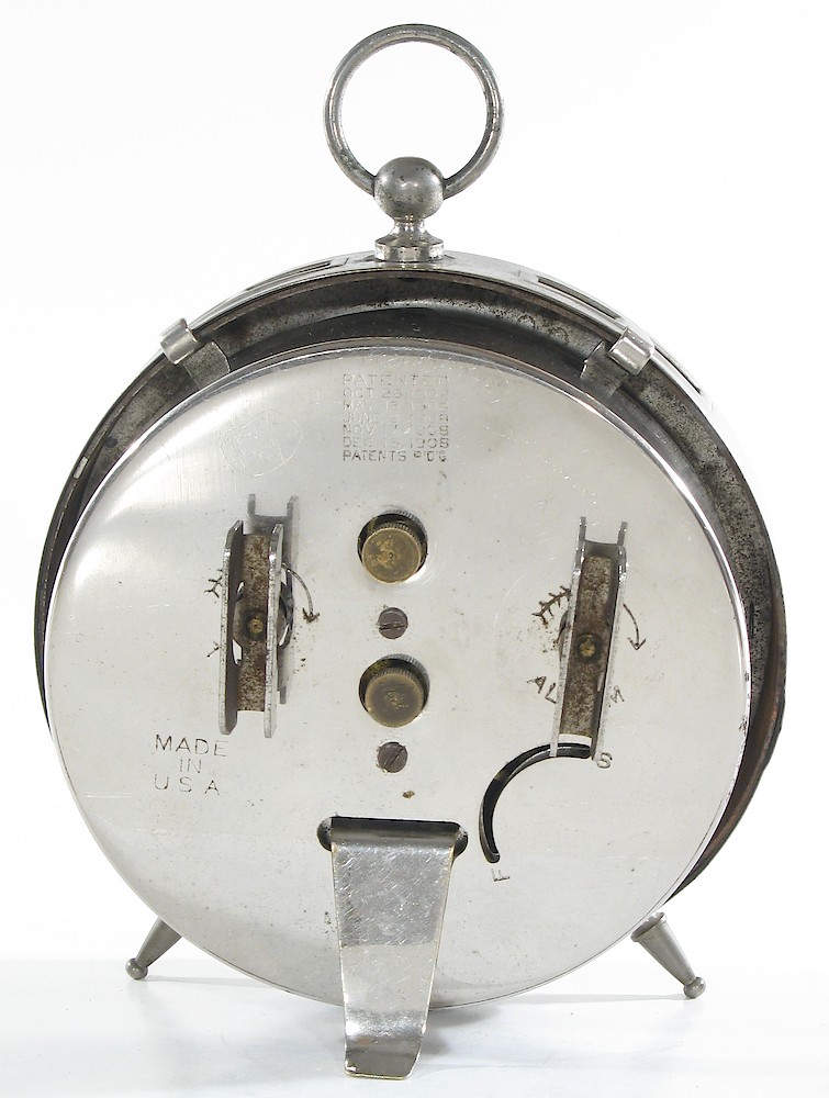 Westclox Big Ben Style 1 Nickel. Westclox Big Ben Style 1 Nickel Clock Example Photo