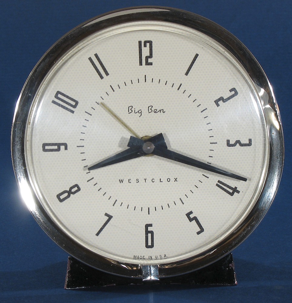 Westclox Big Ben Style 7 Black Plain. Westclox Big Ben Style 7 Black Plain Clock Example Photo