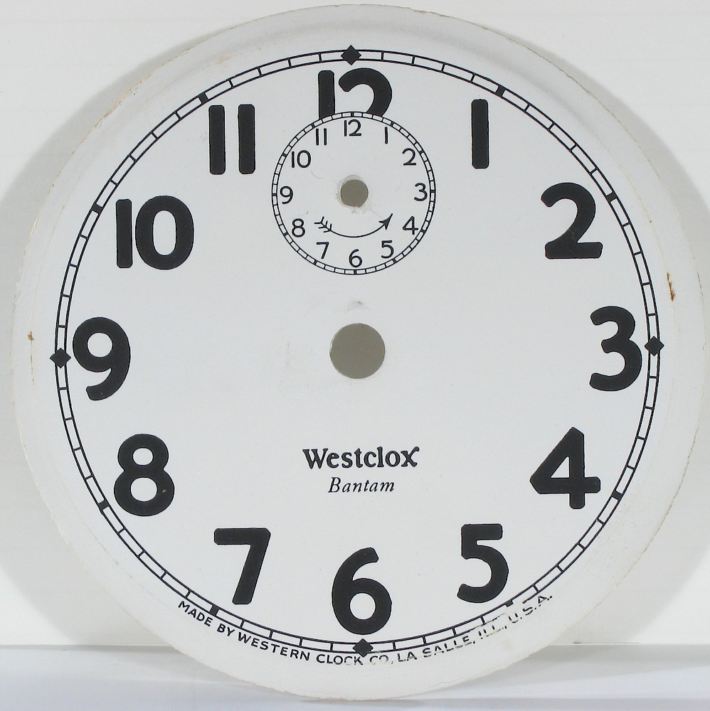 Westclox Bantam Style 1 Green. Westclox Bantam Style 1 Green Clock Example Photo