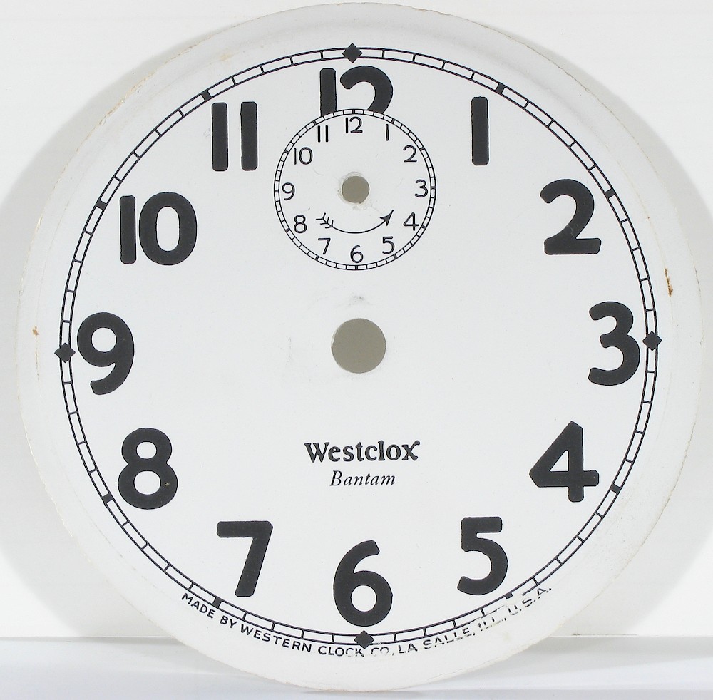 Westclox Bantam Style 1 Green. Westclox Bantam Style 1 Green Clock Example Photo