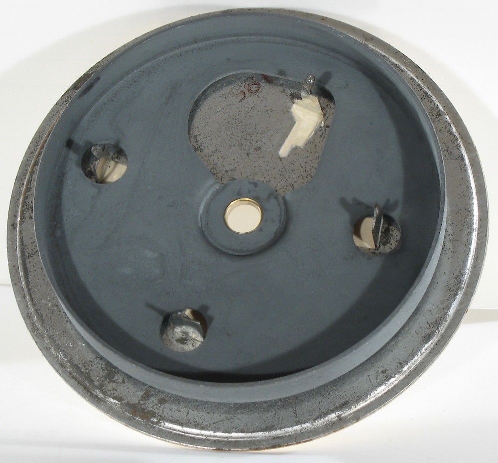 Westclox Black Knight White Luminous Dial. The large bell riveted to the dial