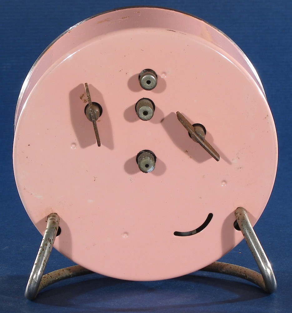 Westclox Rex Pink. Westclox Rex Pink Clock Example Photo