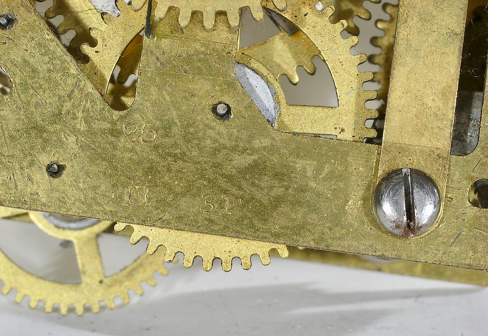 Westclox 66 Movement Usa. Date stamp 11-31