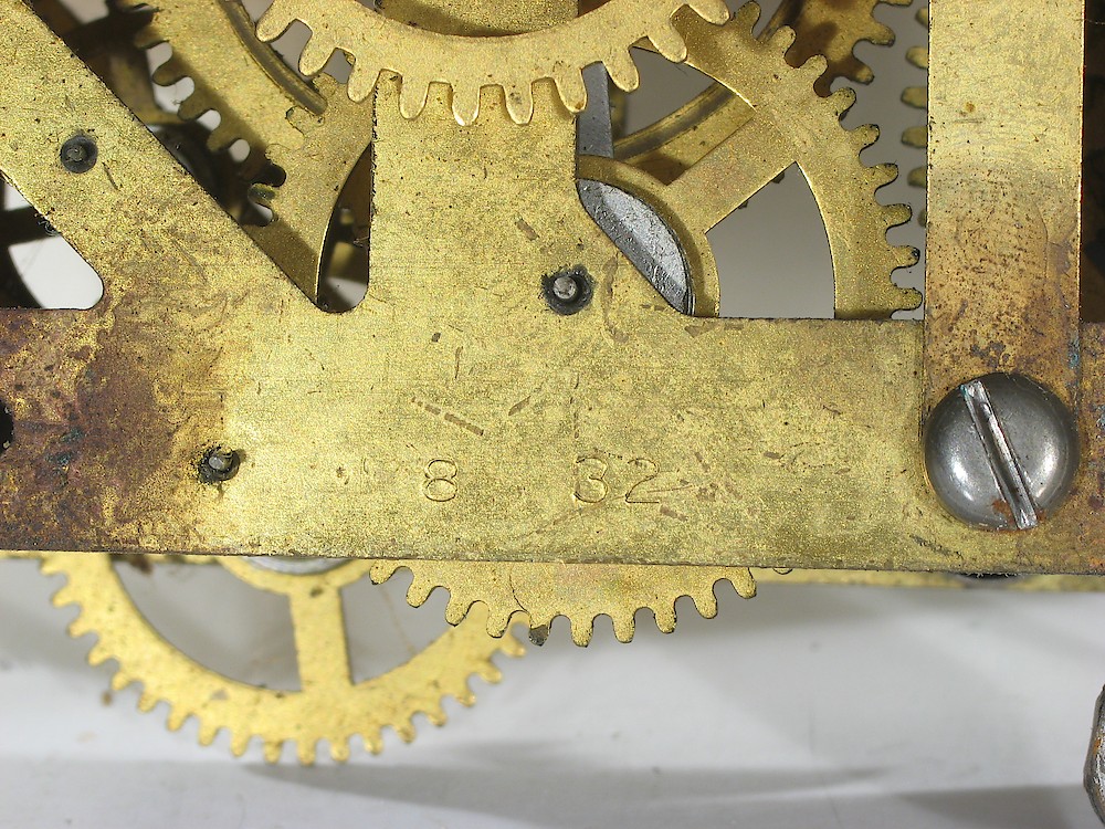 Westclox 66 Movement Usa. Date stamp 8-32