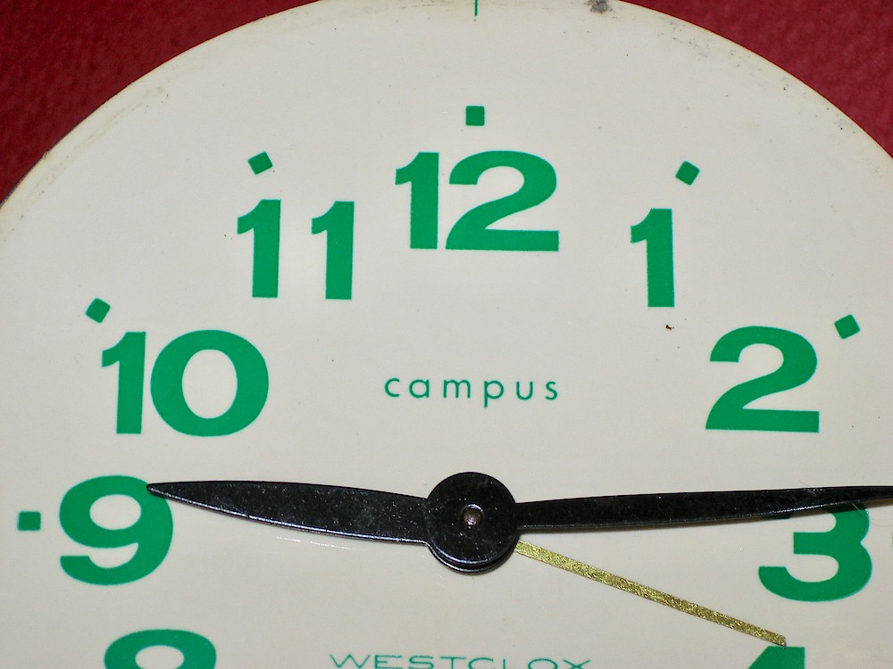 Westclox Canada Campus Alarm Clock Green. Westclox Canada Campus Alarm Clock Green Clock Example Photo