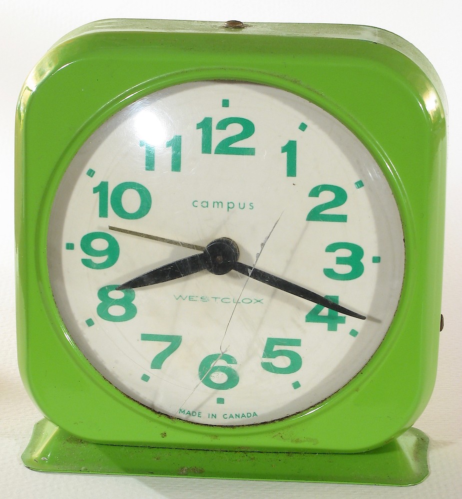 Westclox Canada Campus Alarm Clock Green. Westclox Canada Campus Alarm Clock Green Clock Example Photo