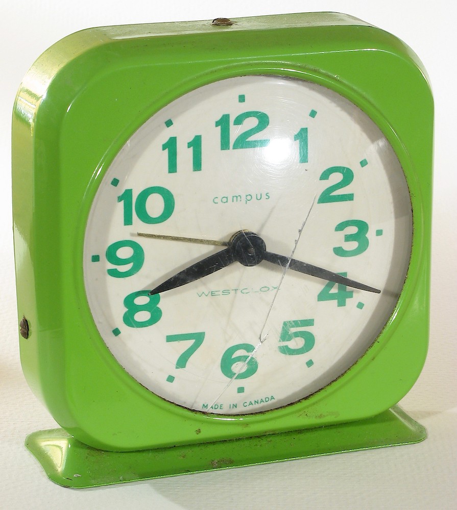 Westclox Canada Campus Alarm Clock Green. Westclox Canada Campus Alarm Clock Green Clock Example Photo