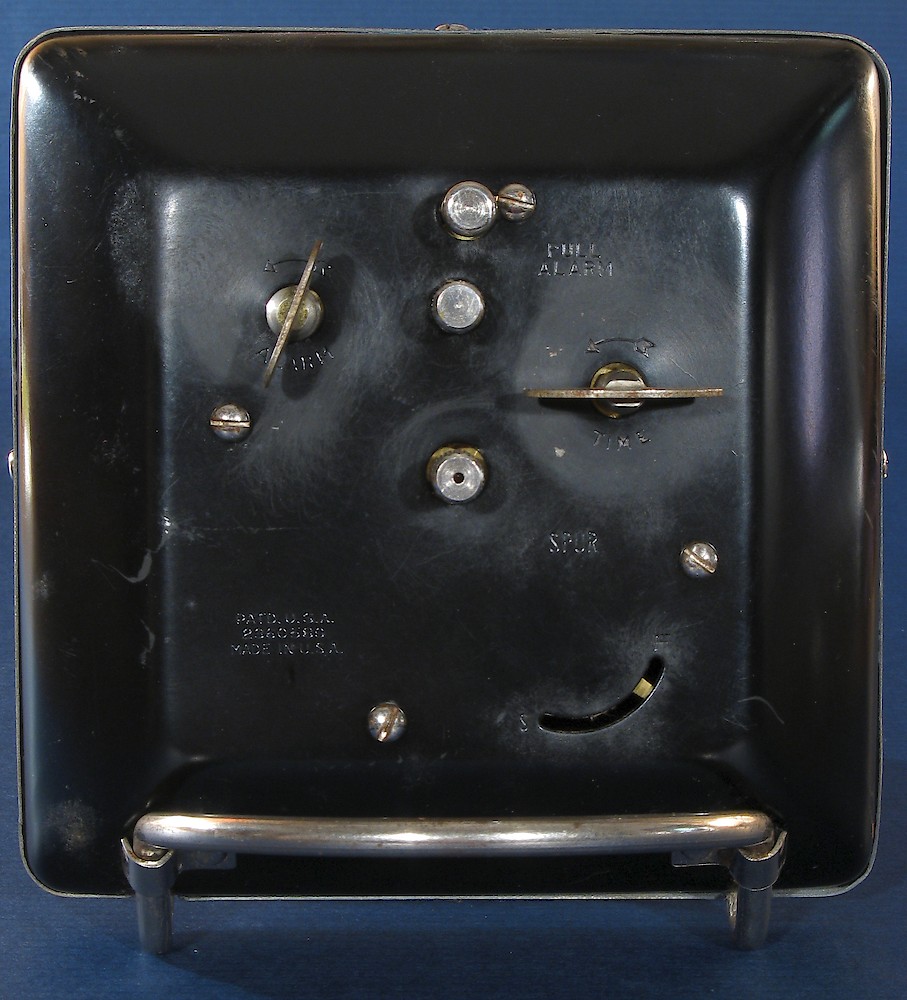 Westclox Spur Style 1 Black Luminous. Westclox Spur Style 1 Black Luminous Clock Example Photo