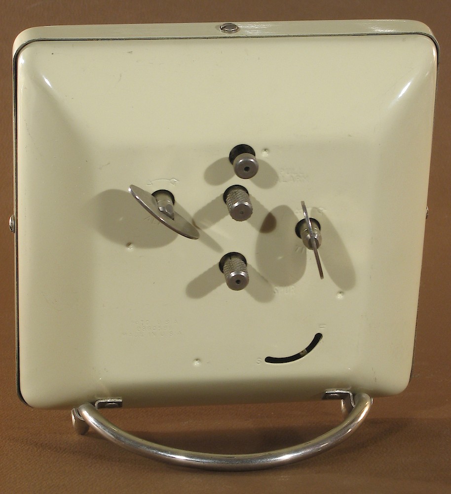 Westclox Spur Style 1 Ivory Luminous. Westclox Spur Style 1 Ivory Luminous Clock Example Photo