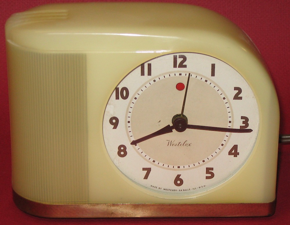 Westclox Moonbeam Style 1 Plain. Westclox Moonbeam Style 1 Plain Clock Example Photo