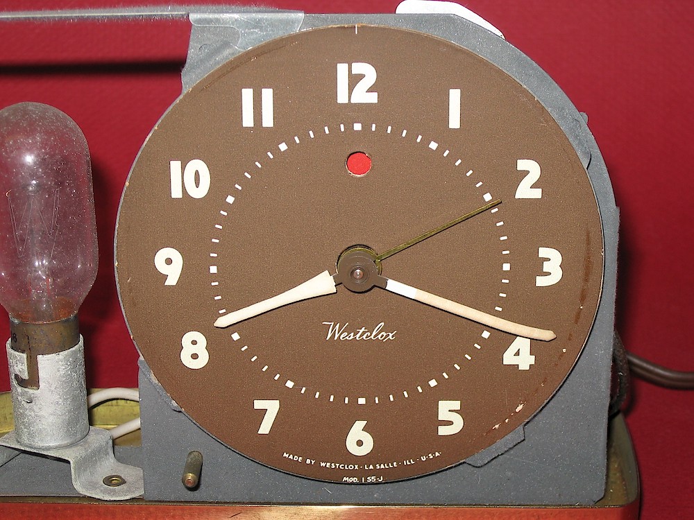 Westclox Moonbeam Style 1 Luminous. Westclox Moonbeam Style 1 Luminous Clock Example Photo