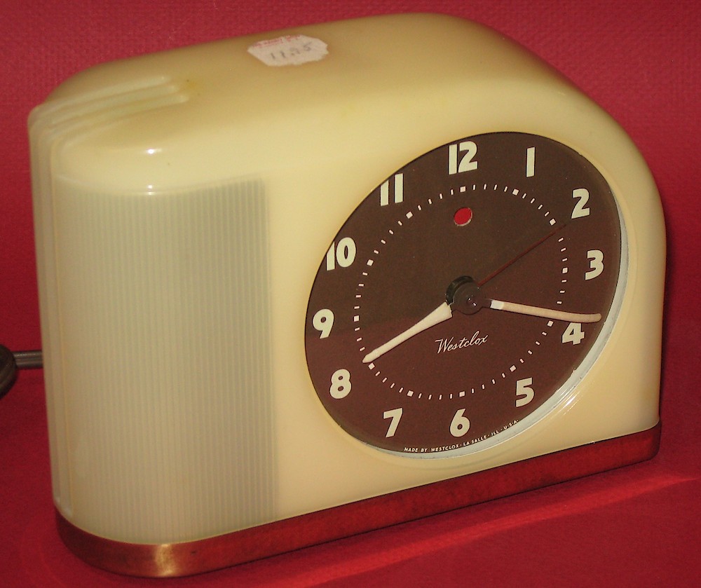 Westclox Moonbeam Style 1 Luminous. Westclox Moonbeam Style 1 Luminous Clock Example Photo