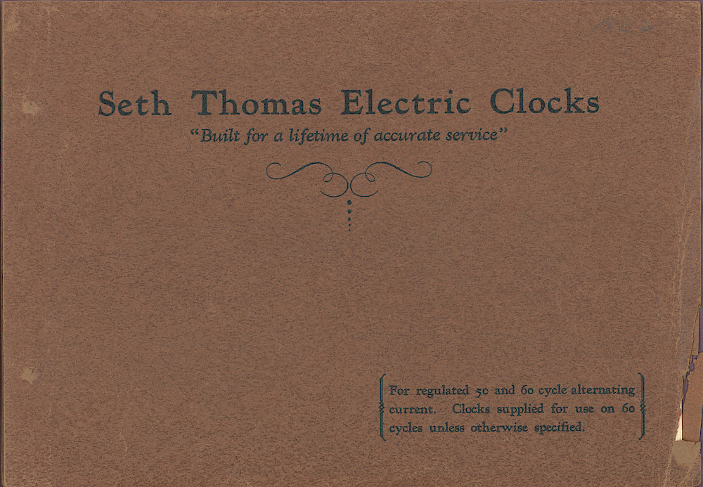 Seth Thomas Electric Clocks > Front-Cover