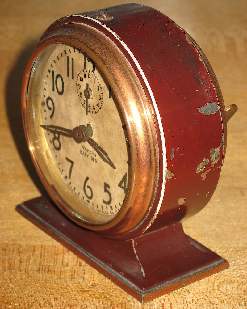 Westclox Baby Ben Style 3 Brown Plain. Westclox Baby Ben Style 3 Brown Plain Clock Example Photo