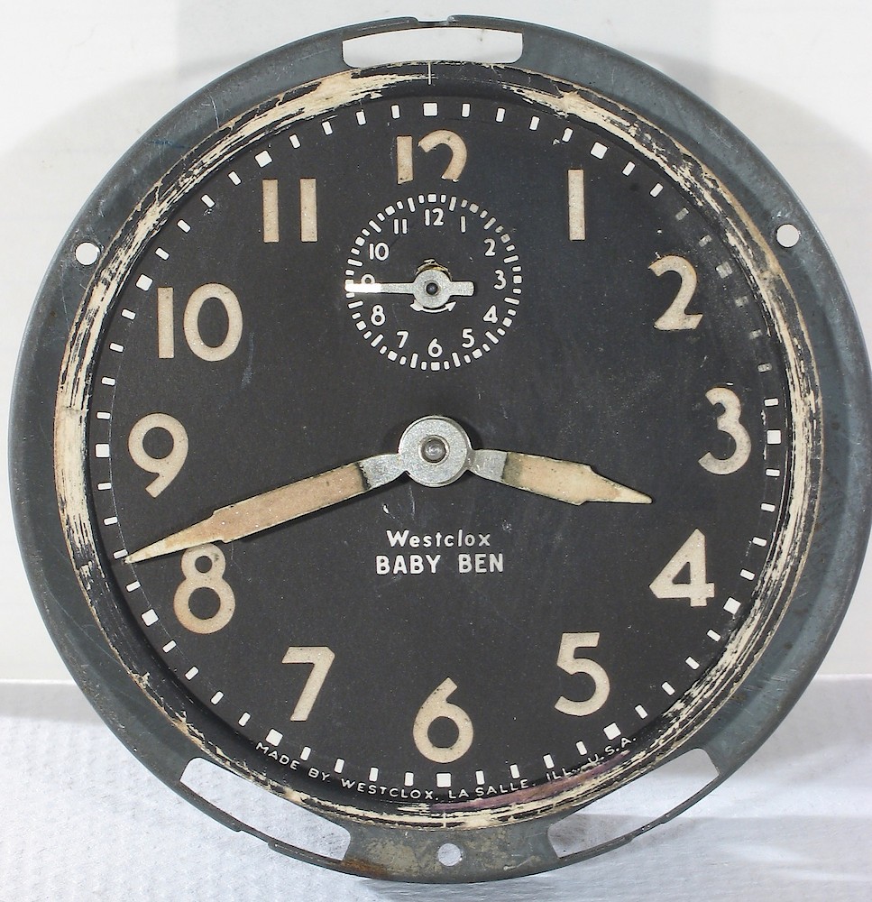 Westclox Baby Ben Style 4 Black Luminous. Westclox Baby Ben Style 4 Black Luminous Clock Example Photo