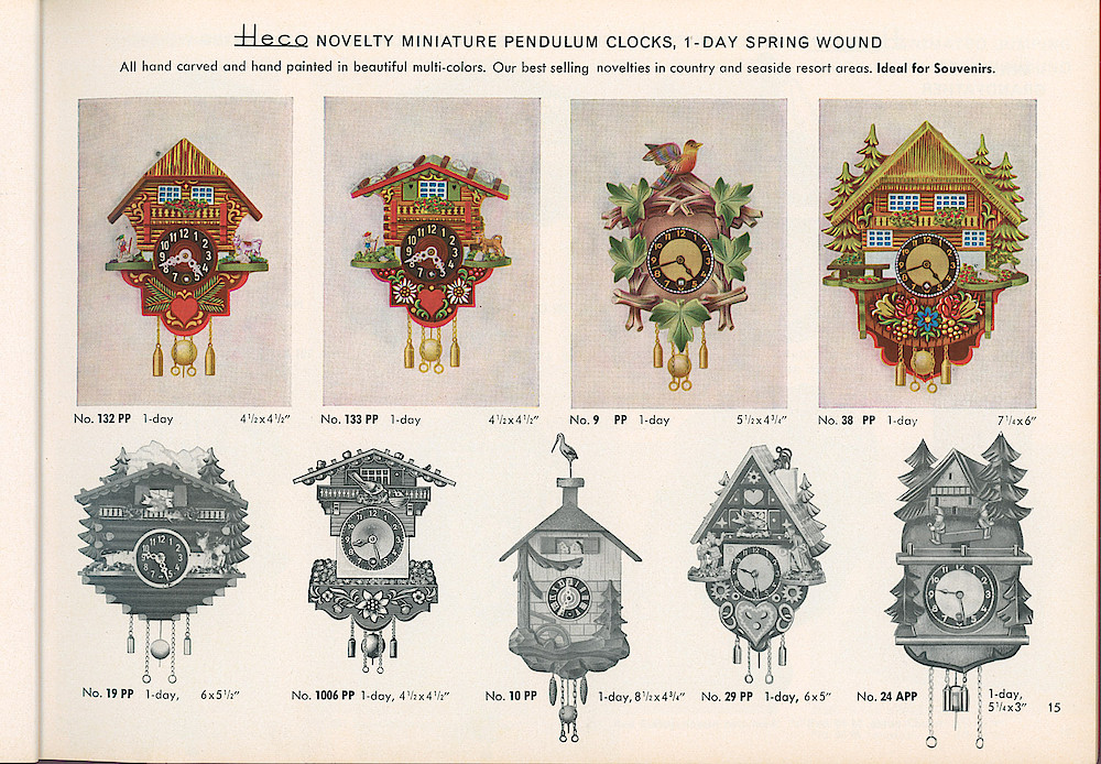HECO Clock Catalog ca. 1960 > 15