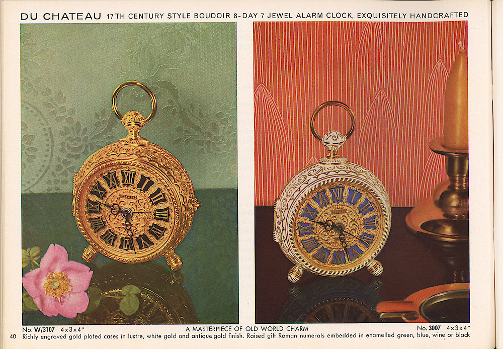 HECO Clock Catalog ca. 1960 > 40