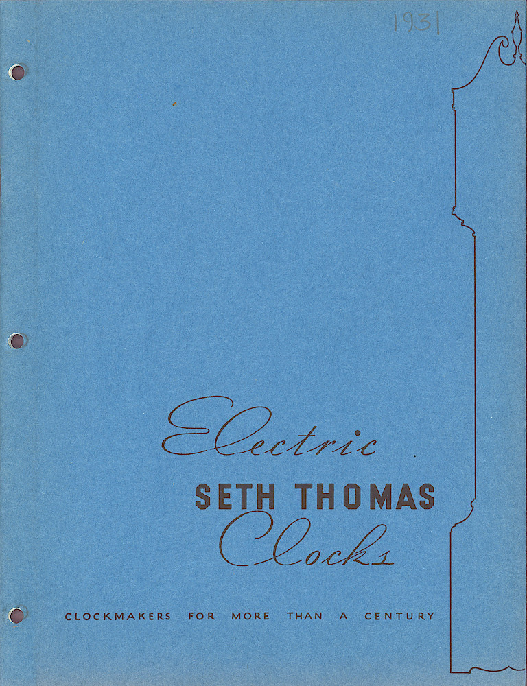 Electric Seth Thomas Clocks > Front-Cover