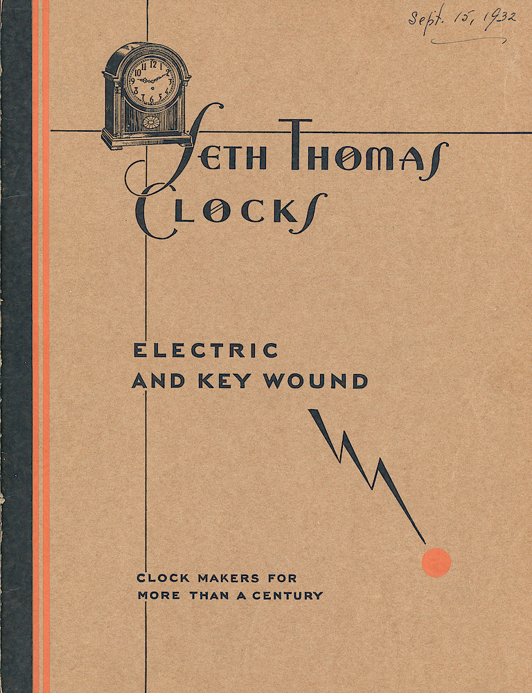 Seth Thomas Clocks - Electric and Keywound > Front-Cover