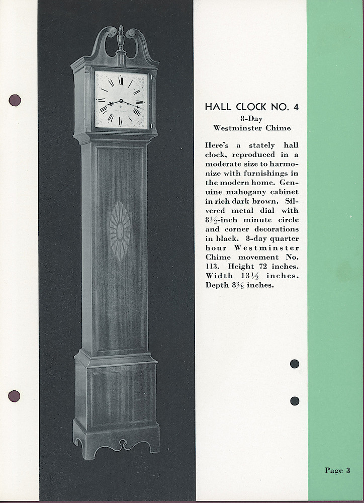 Seth Thomas Clocks; 1813 - 1935 > 3