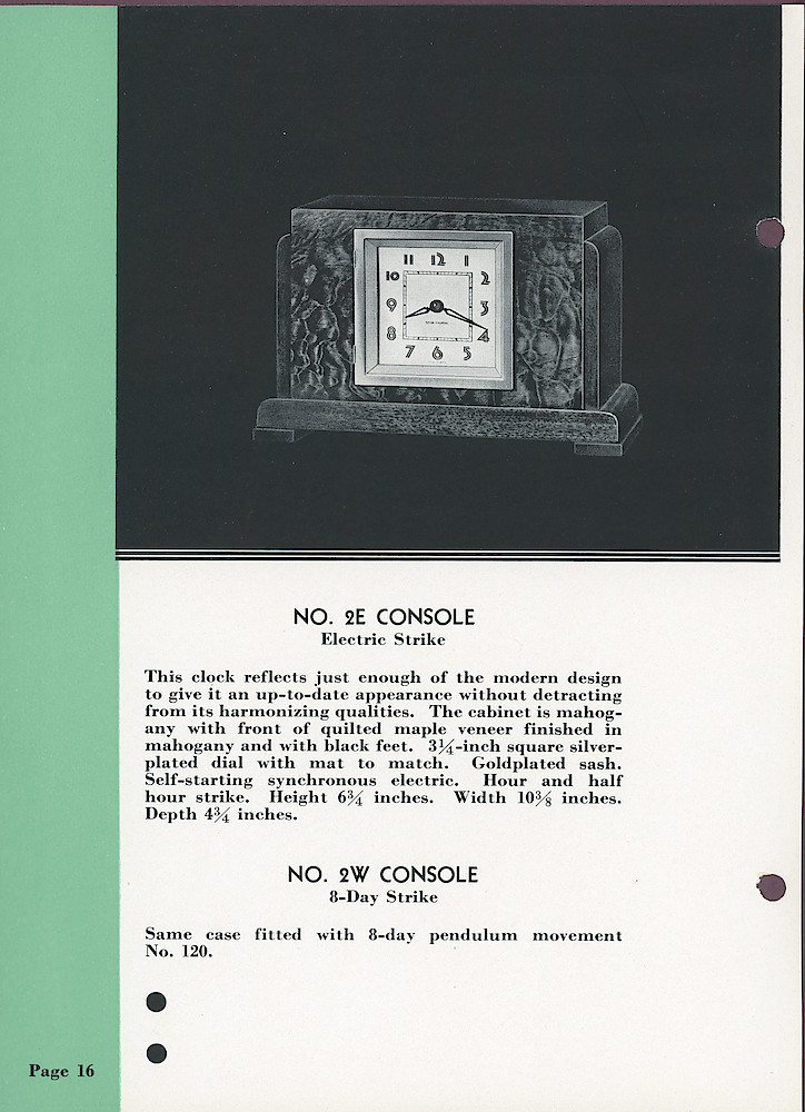 Seth Thomas Clocks; 1813 - 1935 > 16