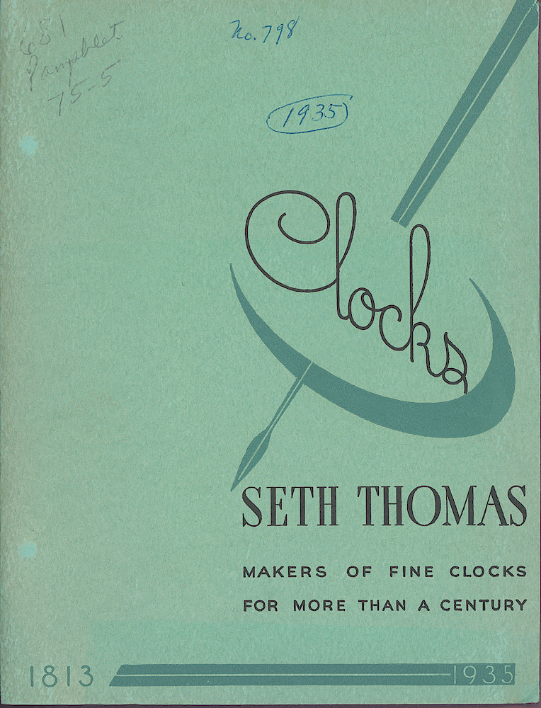 Seth Thomas Clocks; 1813 - 1935 > Front-Cover