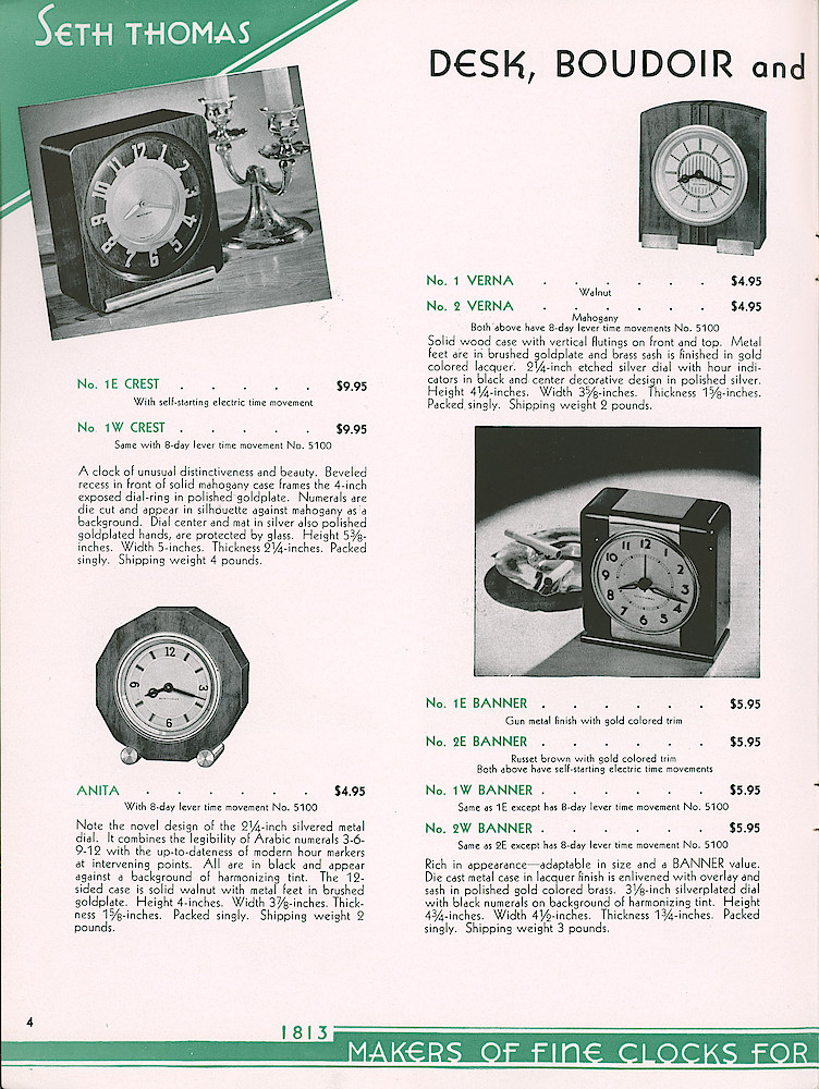 Seth Thomas Presents 1938 Clocks > 4