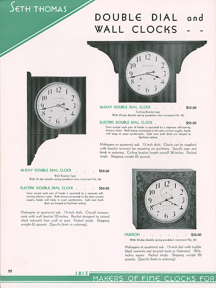 Seth Thomas Presents 1938 Clocks > 22