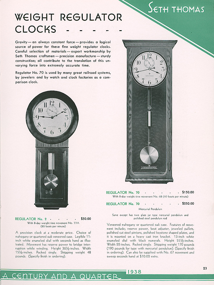 Seth Thomas Presents 1938 Clocks > 23