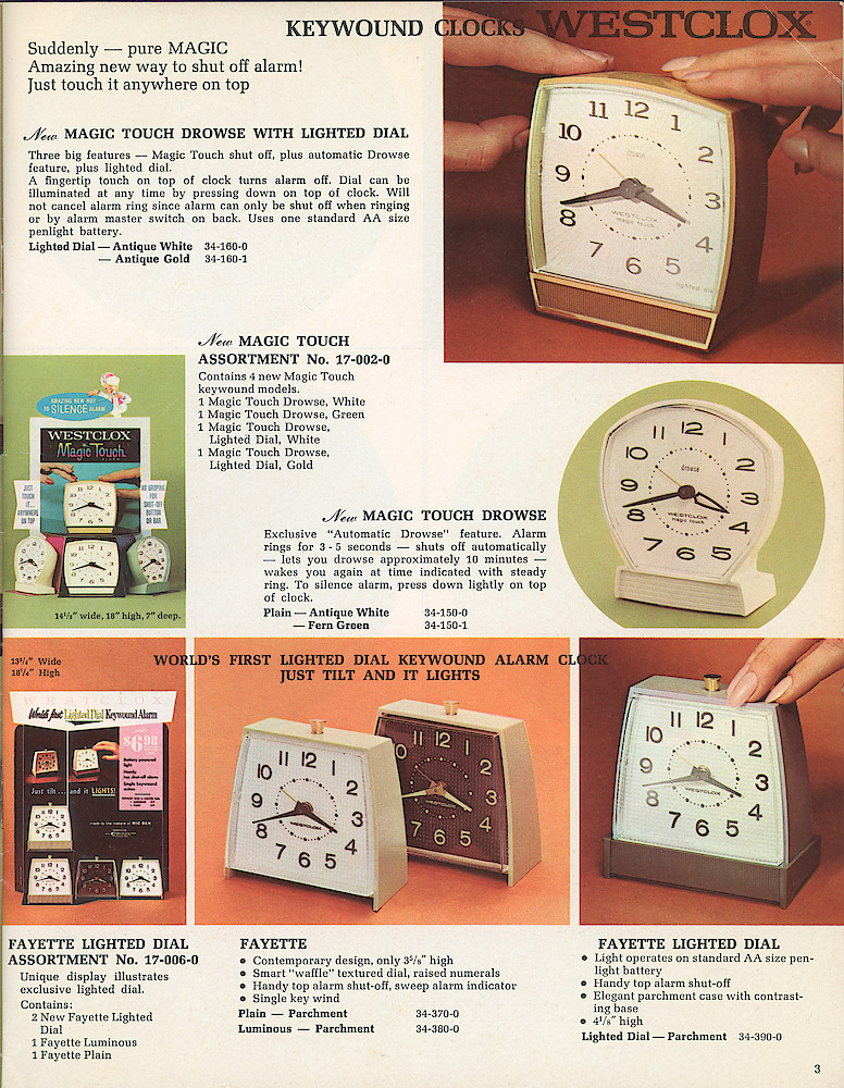 Westclox Canada 1966 Catalog > 3