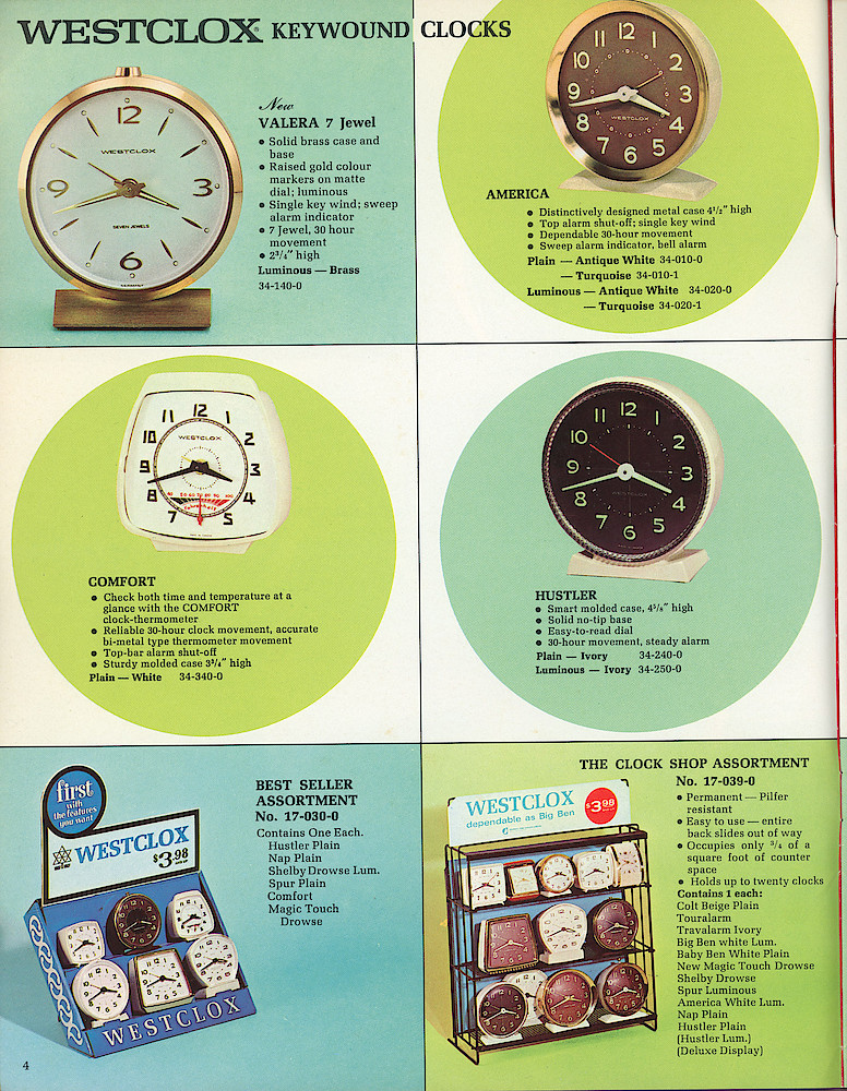 Westclox Canada 1966 Catalog > 4