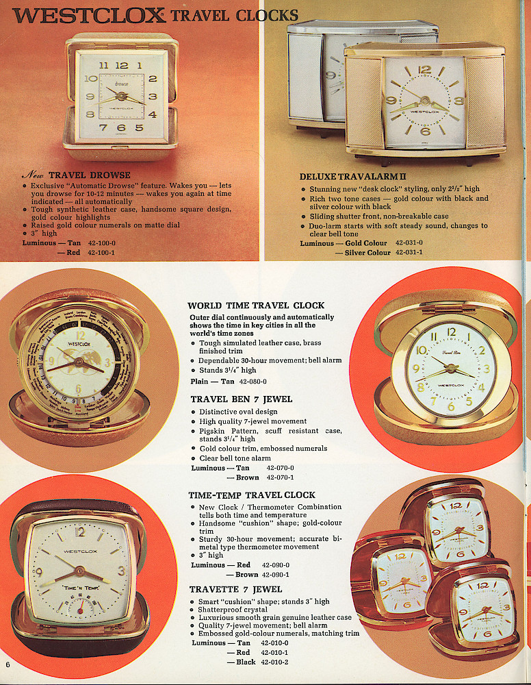 Westclox Canada 1966 Catalog > 6