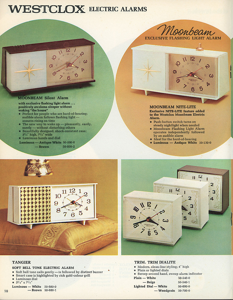 Westclox Canada 1966 Catalog > 10