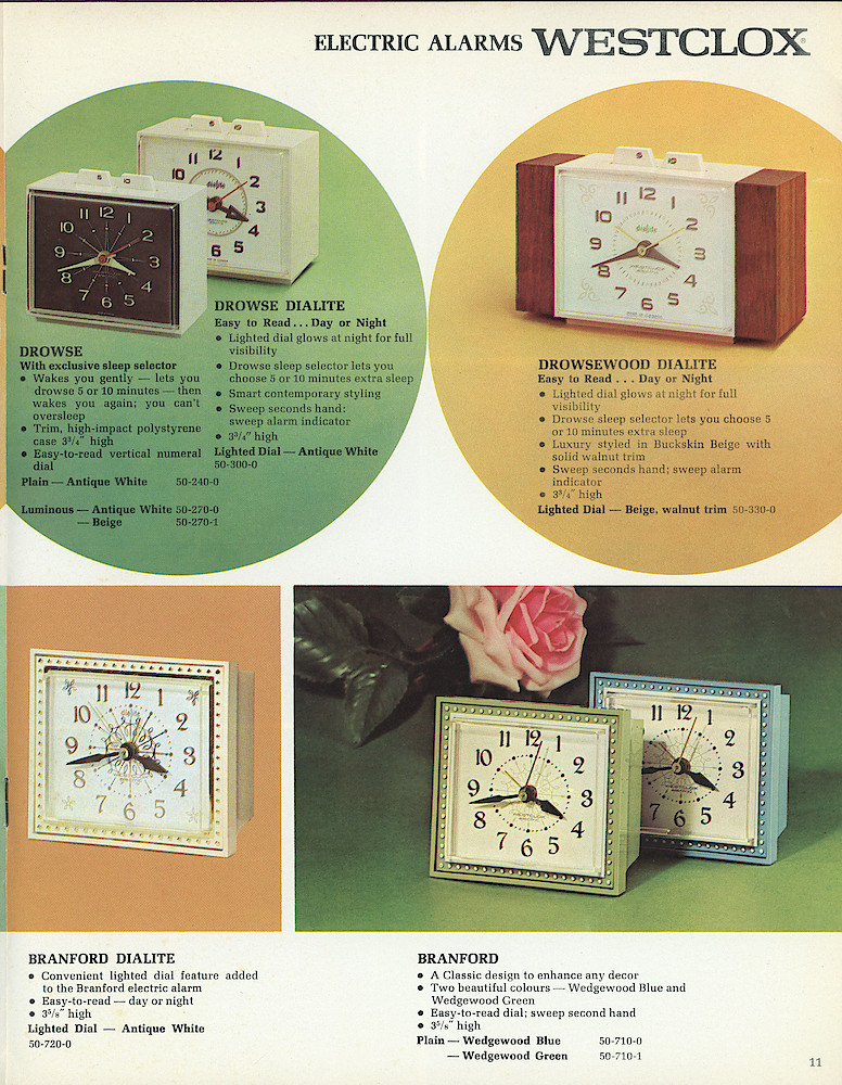 Westclox Canada 1966 Catalog > 11