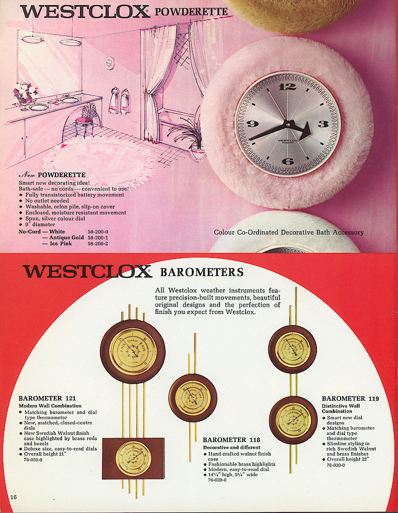 Westclox Canada 1966 Catalog > 16