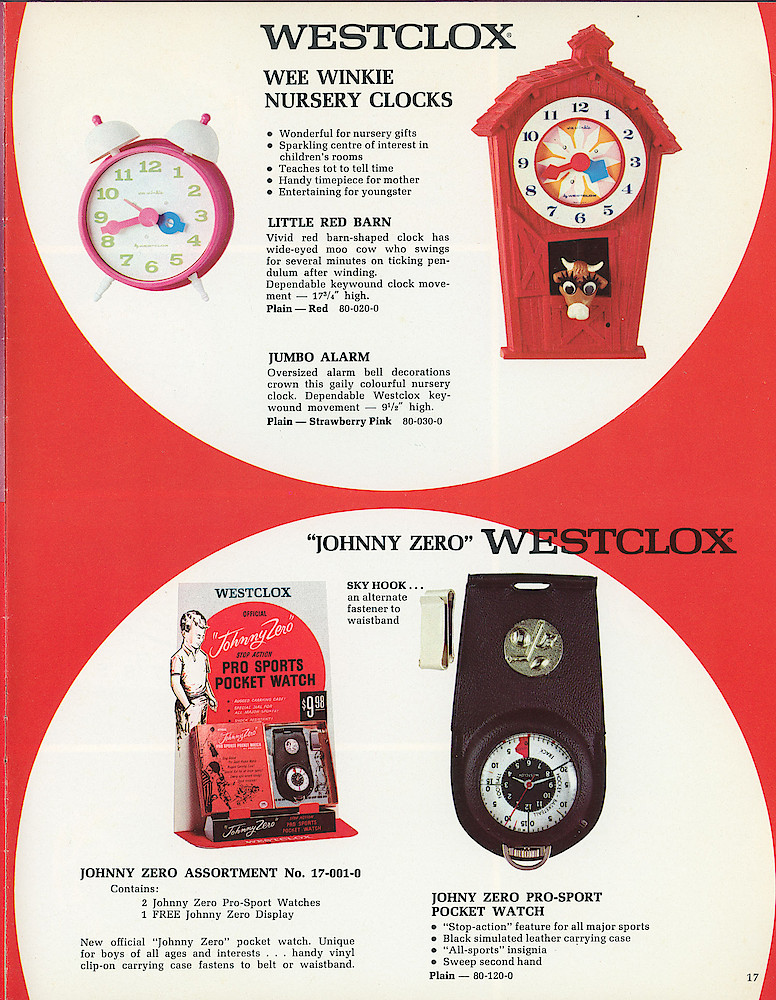 Westclox Canada 1966 Catalog > 17